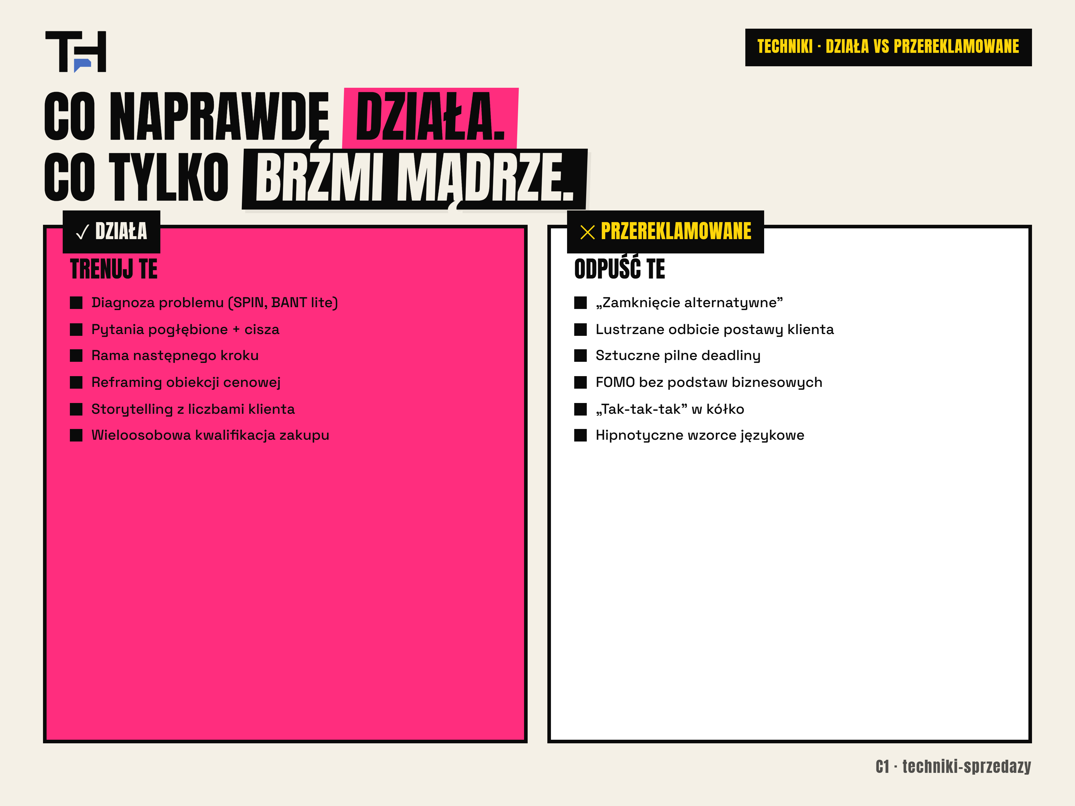 Techniki sprzedaży — które naprawdę działają, a które są przereklamowane